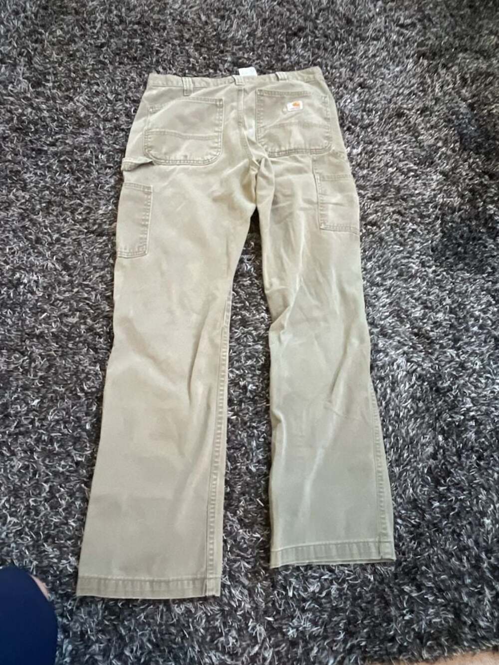 Carhartt B324 Relaxed Fit Carpenter Work Pants Tan